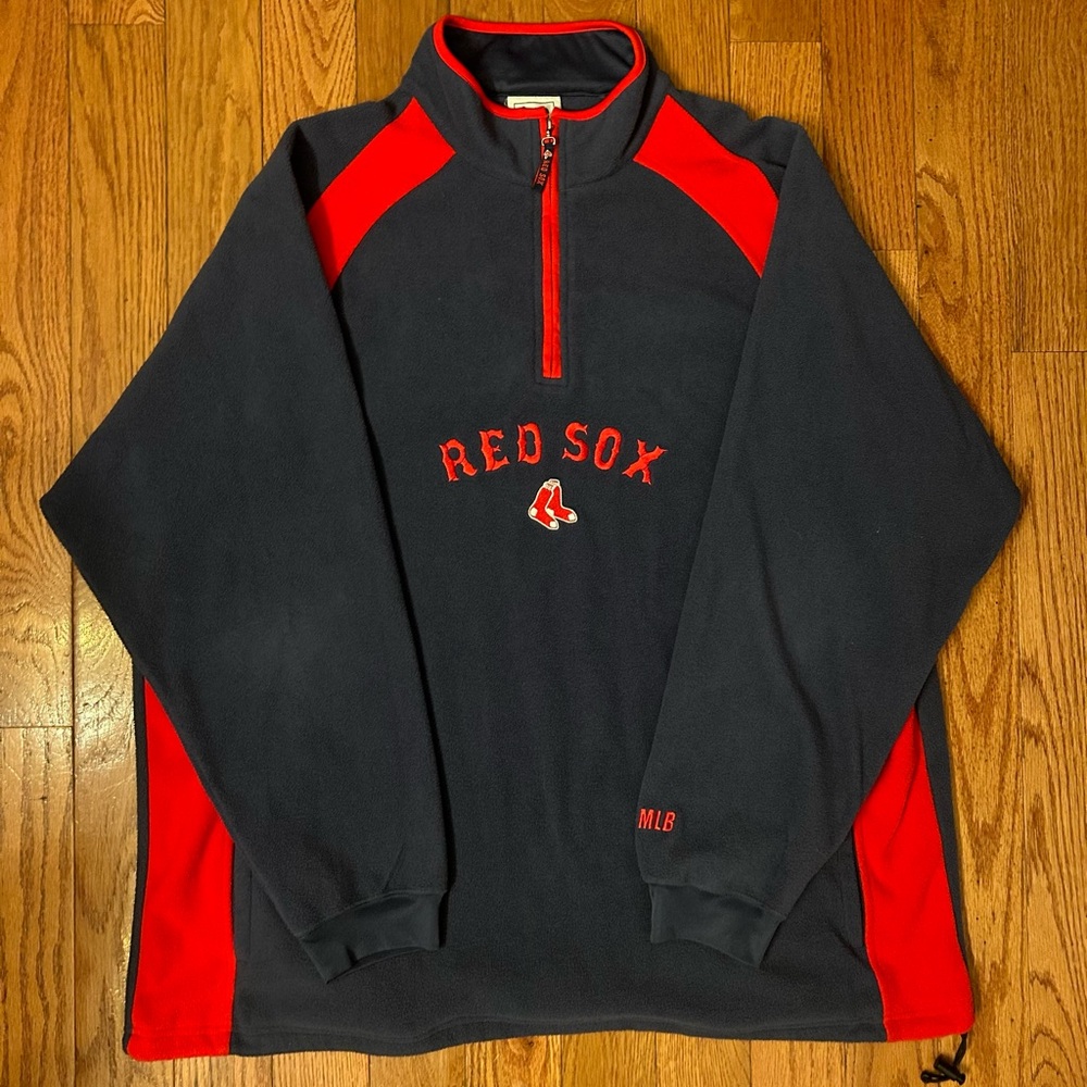 Boston Red Sox Vintage Lee 1/4 Zip Size 2XL